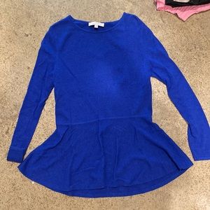 Loft peplum sweater